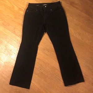 On trend black crop cords